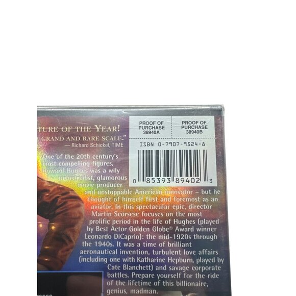 The Aviator DVD 2 Disc Full Screen Leonardo DiCaprio Martin Scorsese  New Sealed - Picture 5 of 5